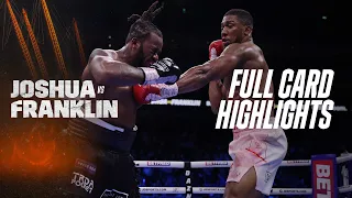 FINISHES GALORE IN LONDON | Anthony Joshua vs. Jermaine Franklin Full Card Highlights