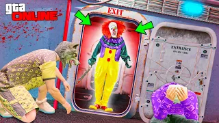 EXTREME CLEANING FROM SCARY CLOWN CHALLENGE IN GTA 5 ONLINE