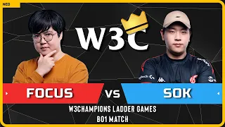 WC3 - [ORC] FoCuS vs Sok [HU] - Bo1 Match - W3Champions Ladder Games