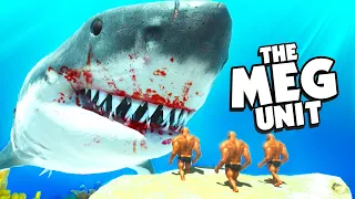 New MEGALODON Unit Crushes Enemies In It's JAWS - Animal Revolt Battle Simulator