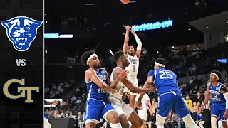 Georgia State vs. Georgia Tech Men's Basketball Highlights (2021-22)