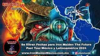 Filtran Fechas para Iron Maiden The Future Past Tour México y Latinoamérica 2024