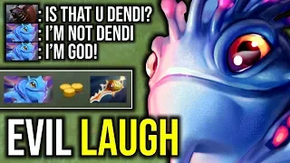 EVIL LAUGH.!! Cancer Build DIvine Rapier Puck by Dendi 7.21d | Dota 2