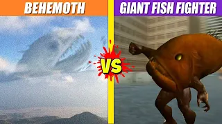 Behemoth vs Giant Fish Fighter (Tim Zizi) | SPORE