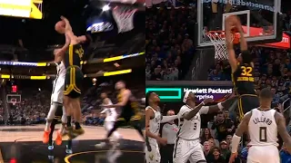 Giannis Antetokounmpo receives 3 blocks from Trayce Jackson-Davis