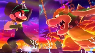 Mario & Luigi: Dream Team - All Giant X Bosses (Battle Ring)