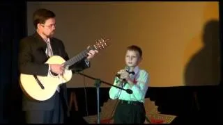 Artem Korshunov, 8 years old, performs the song of Isai Sheynis "Pisma otsa"