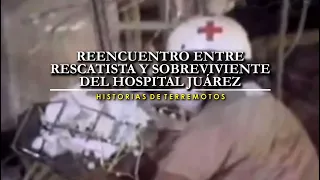 Reencuentro entre rescatista y sobreviviente del Hospital Juárez. Especial del 19 de septiembre