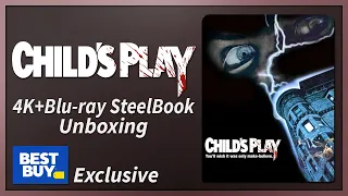 Child's Play (1988) Best Buy Exclusive 4K+2D Blu-ray SteelBook Unboxing