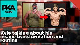 Kyle talking about his insane transformation and routine - PKA Clip