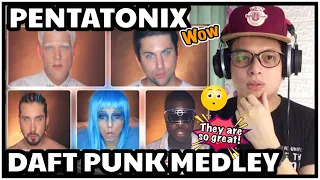 PENTATONIX - DAFT PUNK MEDLEY FIRST TIME REACTION | @PTXofficialI @KaJobLow