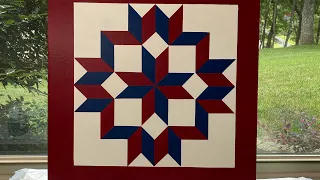 Lets make a Barn Quilt! - Carpenter’s Star  :     Video #2