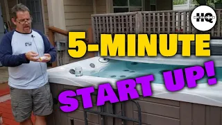 Hot Tub Water Chemical Start Up {Step by Step}