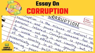 Corruption Essay In English (400 Words)