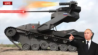 Scary! Russian Laser Tanks Bombard Ukrainian Army Headquarters on Alekseevsky Island - ARMA 3