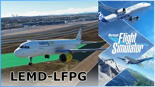 LEMD - LFPG | VLG 1009 - Vueling Airlines - Madrid to Paris - MSFS | FBW A32nx | SLC