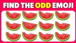 Find The Odd Emoji Out - | Easy , Medium Level