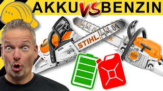 AKKU SCHLÄGT BENZIN? DUELL STIHL MSA 300 vs MS 261 PRAXIS TEST | WERKZEUG NEWS