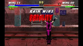 Ultimate Mortal Kombat 3 - Pit Fatality Demonstration