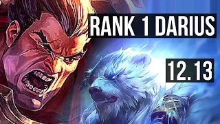 DARIUS vs VOLI (TOP) | Rank 1 Darius, 11/1/9, Quadra, Legendary, Rank 14 | EUW Challenger | 12.13