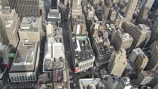 Нью Йорк с 92 этажа небоскреба Эмпайр-стейт-билдинг (Empire State Building)