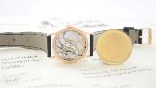 Patek Philippe pink gold Calatrava reference 96