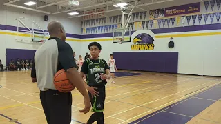 02/18/2024- Hoop City- U13- Markham Gators (Orange) vs Team Iconic (1st half)