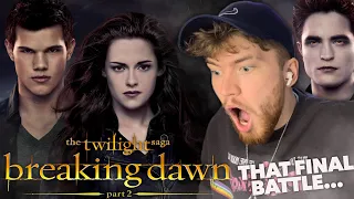 Watching Twilight: Breaking Dawn Part 2 for the first time! *REACTION*