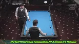 World 14.1 Mika Immonen VS Gary O'Callaghan