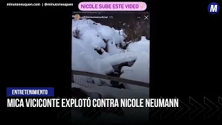 Mica Viciconte explotó contra Nicole Neumann