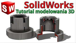 [245] SolidWorks - tutorial modelowania 3D ciekawego detalu krok po kroku - polski poradnik