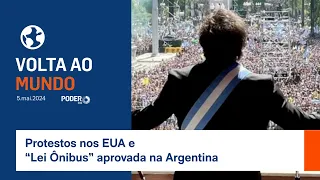 Volta ao Mundo: Protestos nos EUA e “Lei Ônibus” aprovada na Argentina