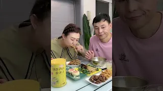 Funny Husband and Wife Yummy Food Eating Challenge 🍲🍲😋😋🤣🤣 Ep 43