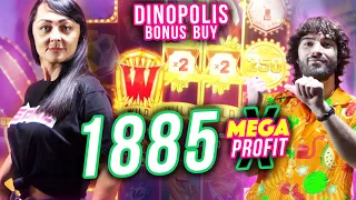 THIS 250X GETS US MEGA PROFITS!! (Dinopolis Bonus Buy Big Win)