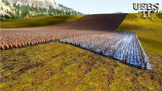100,000 SPARTANS GUARD 5,000 LASER KNIGHTS vs 3,000,000 ZOMBIES | Ultimate Epic Battle Simulator 2
