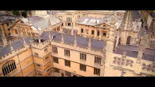 Oxford University by drone