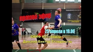 Гандбол. СКИФ Краснодар - Динамо-Виктор Ставрополь. 25.04.2018