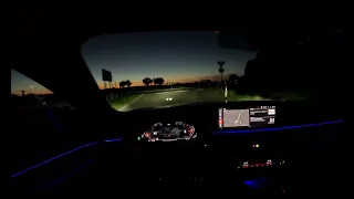 2022 BMW M 520D G31 Facelift/LCI 190 PS TOPSPEED POV TEST DRIVE (60 FPS) Night POV #28