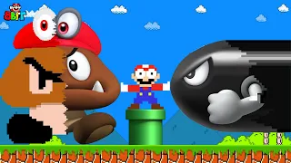 Super Mario Bros. but everything Mario touches turn into REALISTIC | Game Animation