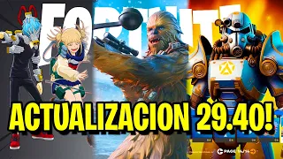 ACTUALIZACION 29.40 DE FORTNITE !! (Evento Star Wars, Temporada 3, Recompensas, Skins, MHA y Más) !!