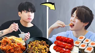 【BTS 日本語字幕】 食べ物へのBTSの愛