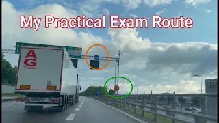 My Swedish drivers license practical exam route in Gothenburg Hisingen exam centre