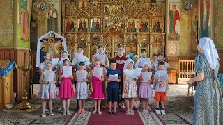 тропар Успінню Пресвятої Богородиці - виконує церковний дитячий хор "Воскресіння"
