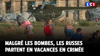 Malgré les bombes, les Russes partent en vacances en Crimée