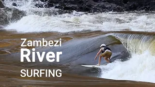 Surfing the Zambezi River in Zimbabwe | The NONSTOP 5-Minute Ride