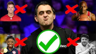 Ronnie O'Sullivan is the Most Dominant Athlete in the History of Sports -- Video Essay