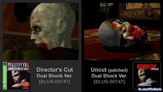 Resident Evil Director's Cut Version vs. Uncut Version