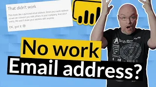 Let's fix signing up for Power BI without a work email