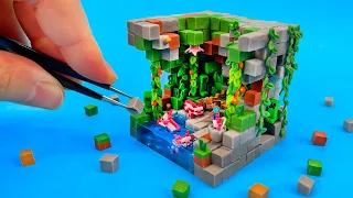 Making Tiny Minecraft World - Lush Cave 1.17