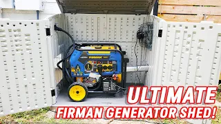 MAKING A SHED FOR MY COSTCO FIRMAN GENERATOR 7571